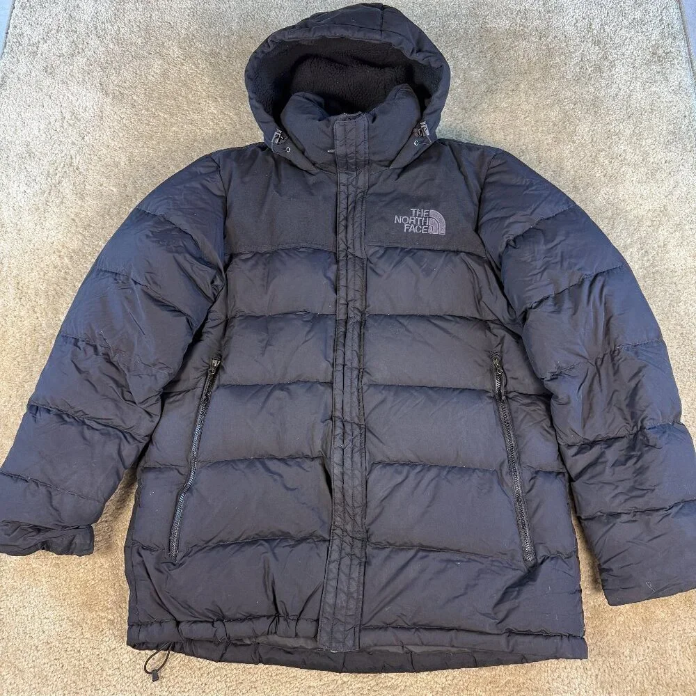 North Face HMLYN Down Parka / Vintage Summit Series 700 Puffer Jacket Black Sz M